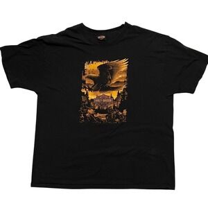 Harley-Davidson Black T-Shirt with‎ Logo 2XL Denton County Texas